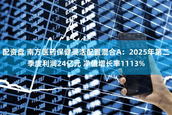 配资盘 南方医药保健灵活配置混合A：2025年第二季度利润24亿元 净值增长率1113%