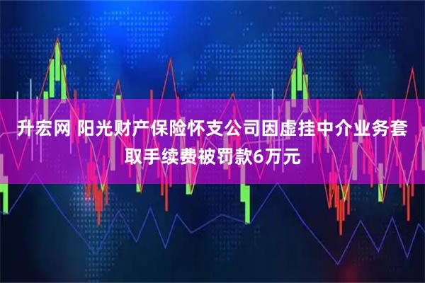 升宏网 阳光财产保险怀支公司因虚挂中介业务套取手续费被罚款6万元